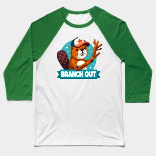 Branch Out: Clever Beaver's Exploration Baseball T-Shirt